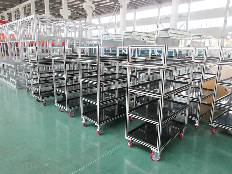 工業(yè)生產(chǎn)鋁型材架子安裝如何提升精度？-澳宏工業(yè)鋁型材